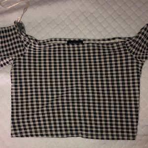 off the shoulder croptop